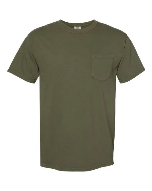 Garment-Dyed Heavyweight Pocket T-Shirt - S - Transfer Kingdom