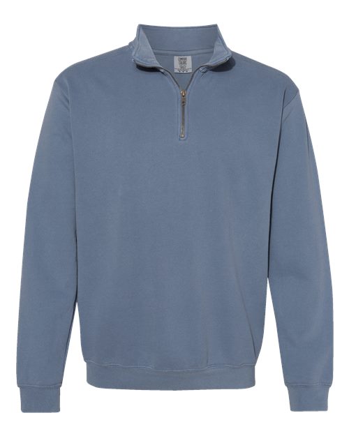 Unisex Garment-Dyed Quarter Zip Sweatshirt - Transfer Kingdom