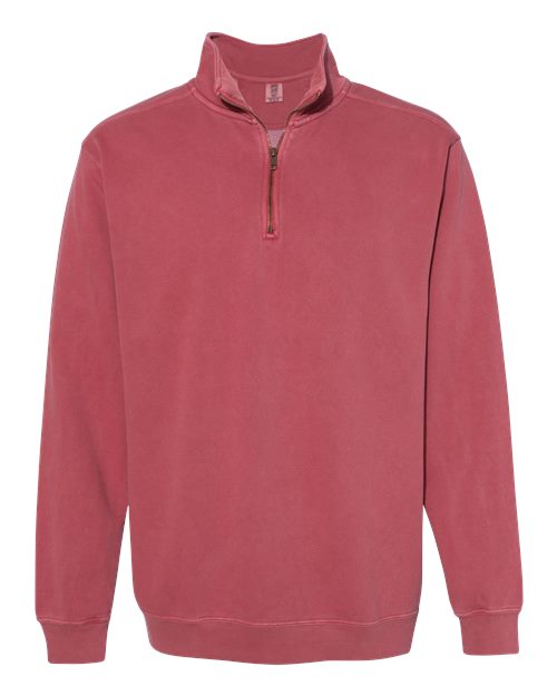 Unisex Garment-Dyed Quarter Zip Sweatshirt - Transfer Kingdom
