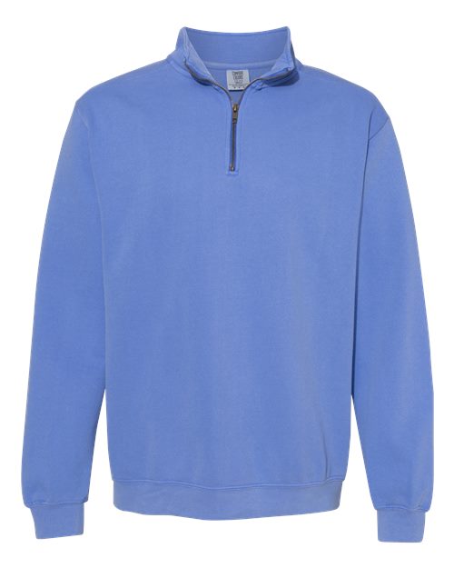 Unisex Garment-Dyed Quarter Zip Sweatshirt - Transfer Kingdom