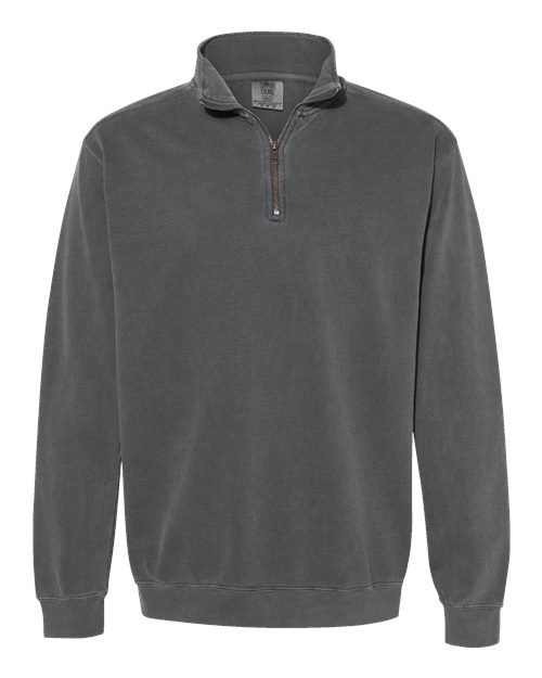 Unisex Garment-Dyed Quarter Zip Sweatshirt - Transfer Kingdom