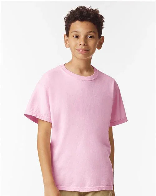 Youth Garment-Dyed Heavyweight T-Shirt - XS - Transfer Kingdom