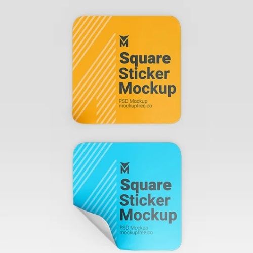 50 Rounded Corner Stickers 3in