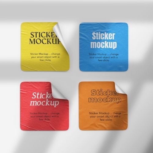 50 Rounded Corner Stickers 3in