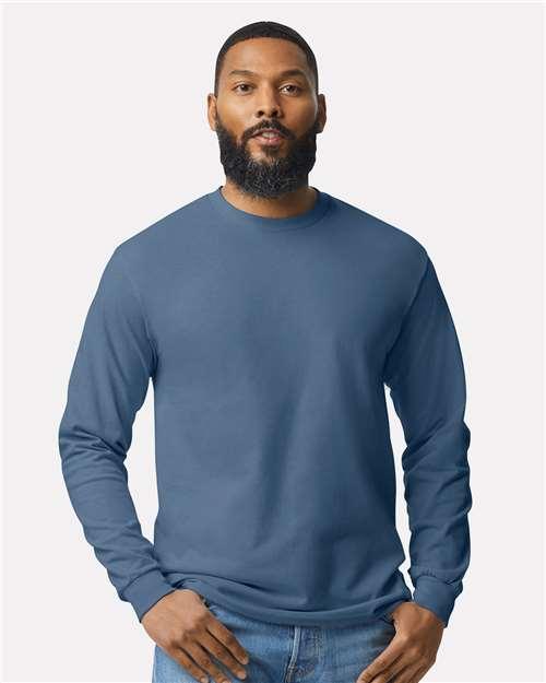 Men's Heavy Cotton™ Long Sleeve T-Shirt - S - Transfer Kingdom