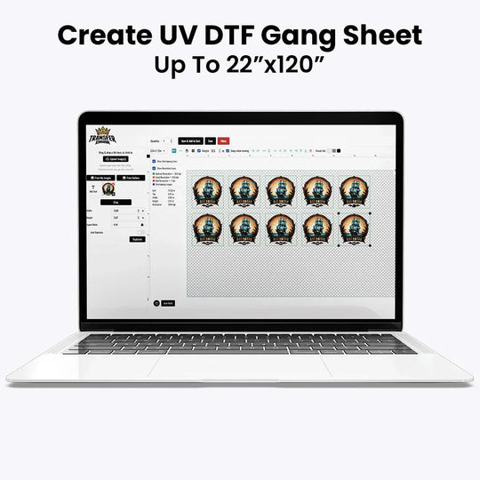 Custom UV Sticker Gang Sheet Builder 