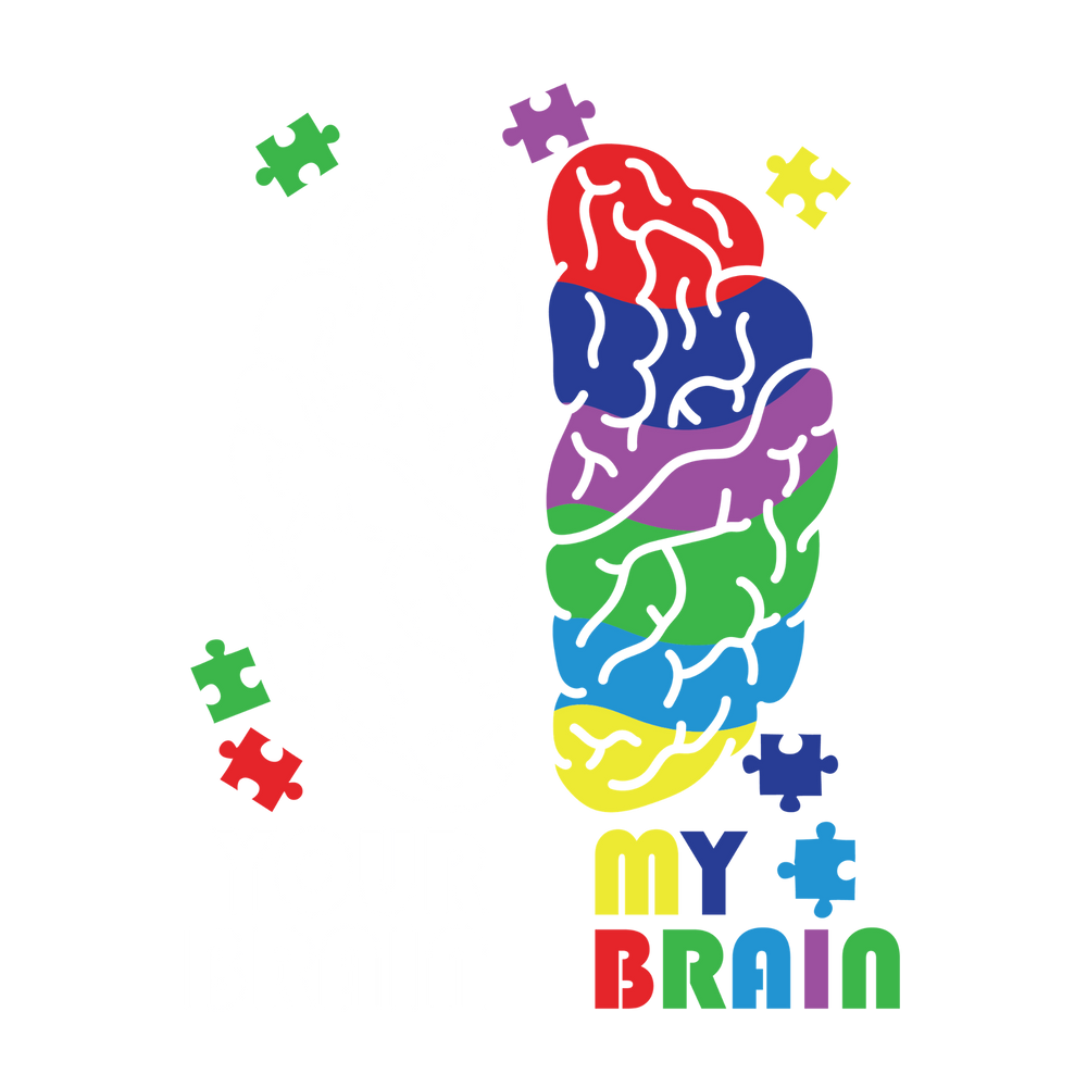 Your Brain My Brain Design - DTF heat transfer - Transfer Kingdom
