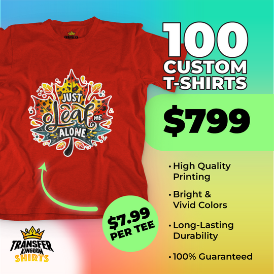 ++100 Gildan SoftStyle® Custom T-shirts Bundle