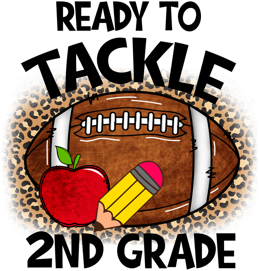 Ready To Tackle 2nd Grade - Back To School DTF Transfer - Transfer Kingdom