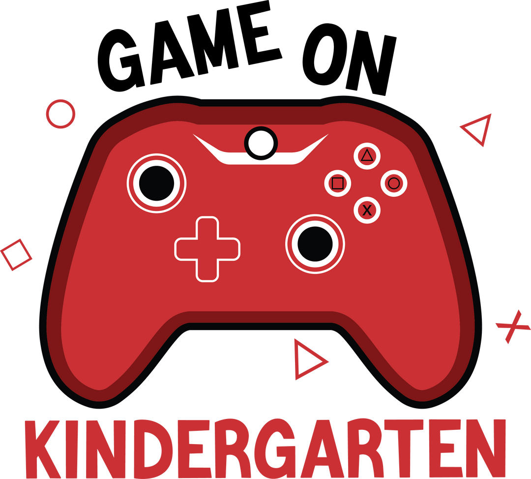 Game On Kindergarten - Back To School DTF Transfer - Transfer Kingdom