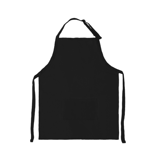 Apron with Patch Pockets Adjustable Neck Strap With Buckle