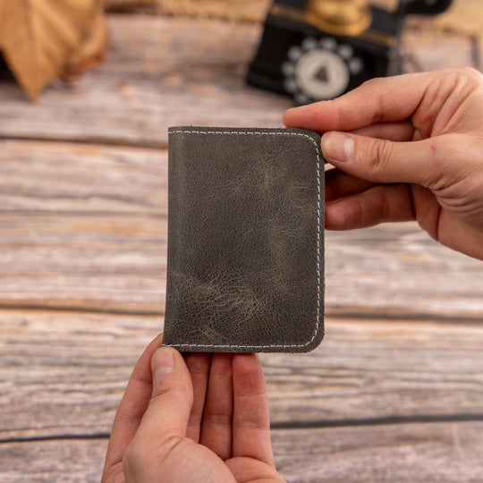 Custom Engraved Leather Wallet for Men