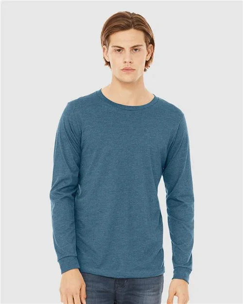 BELLA CANVAS Heather CVC Long Sleeve Tee