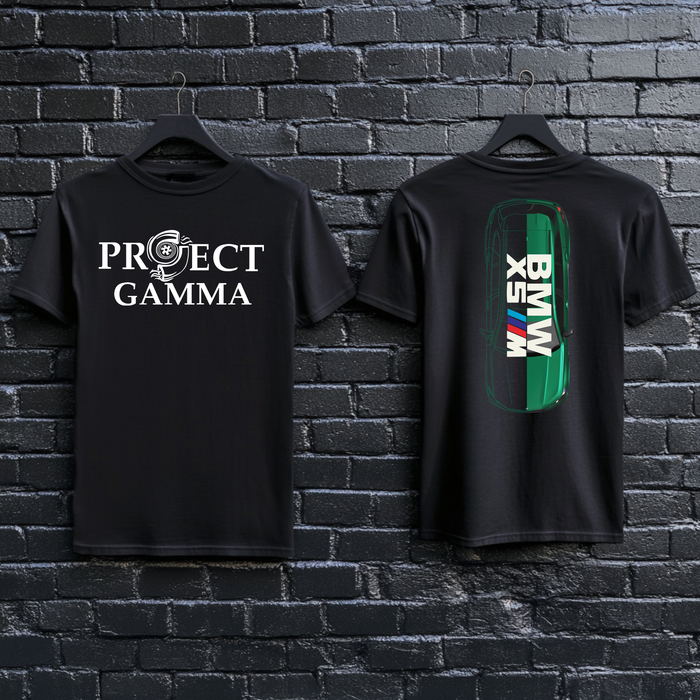 BMW / X5 M Split-Identity Vector - Unisex Double Sided T-Shirt