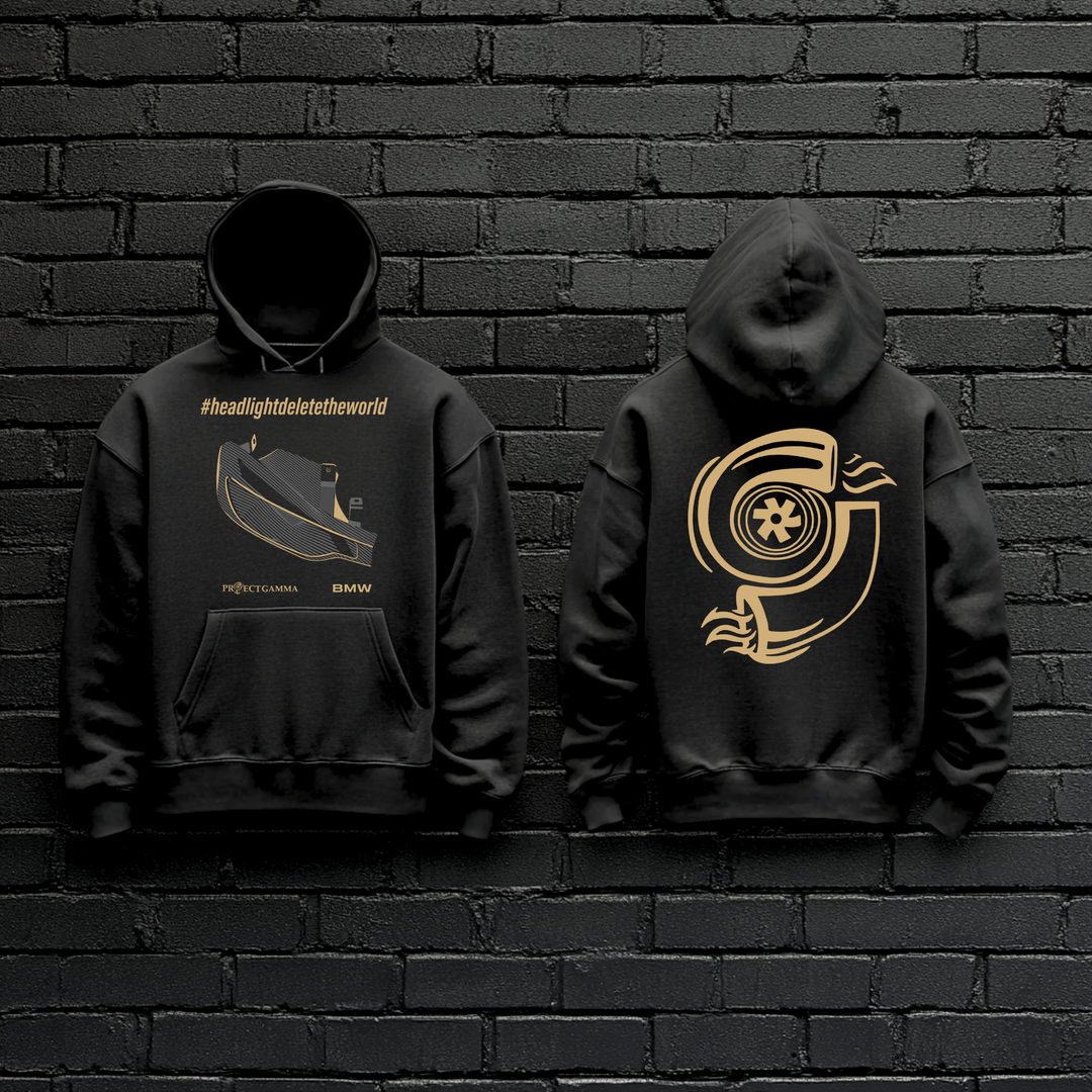 BMW / M3 Carbon Fiber Headlight Delete - Unisex Double Sided Hoodie