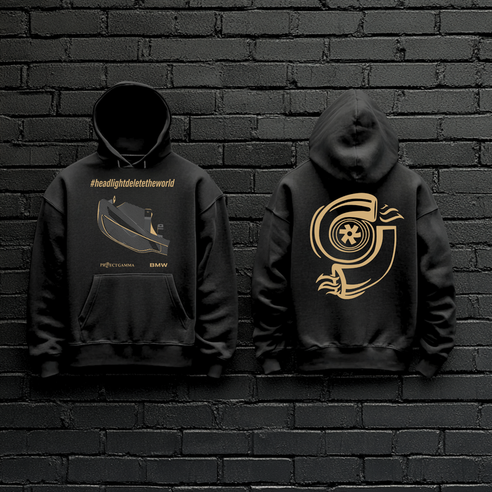 BMW / M3 Carbon Fiber Headlight Delete - Unisex Double Sided Hoodie