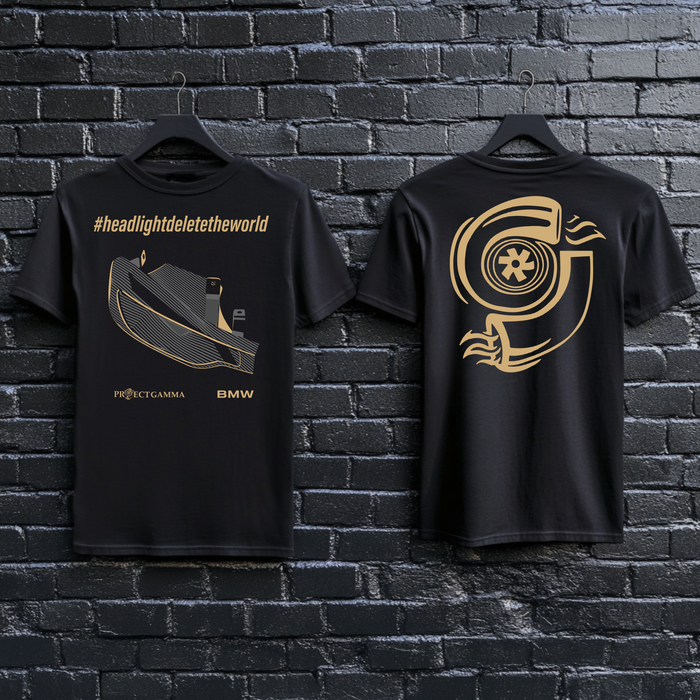 BMW / M3 Carbon Fiber Headlight Delete - Unisex Double Sided T-Shirt