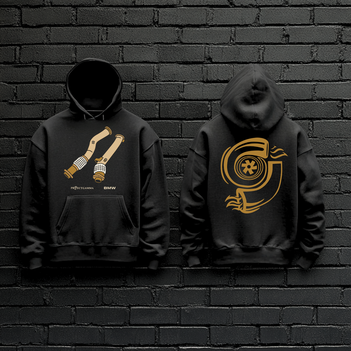 BMW / X3M Stainless Steel Downpipes - Unisex Double Sided Hoodie