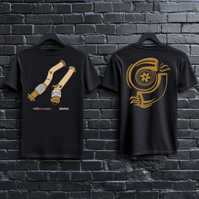 BMW / X3M Stainless Steel Downpipes - Unisex Double Sided T-Shirt