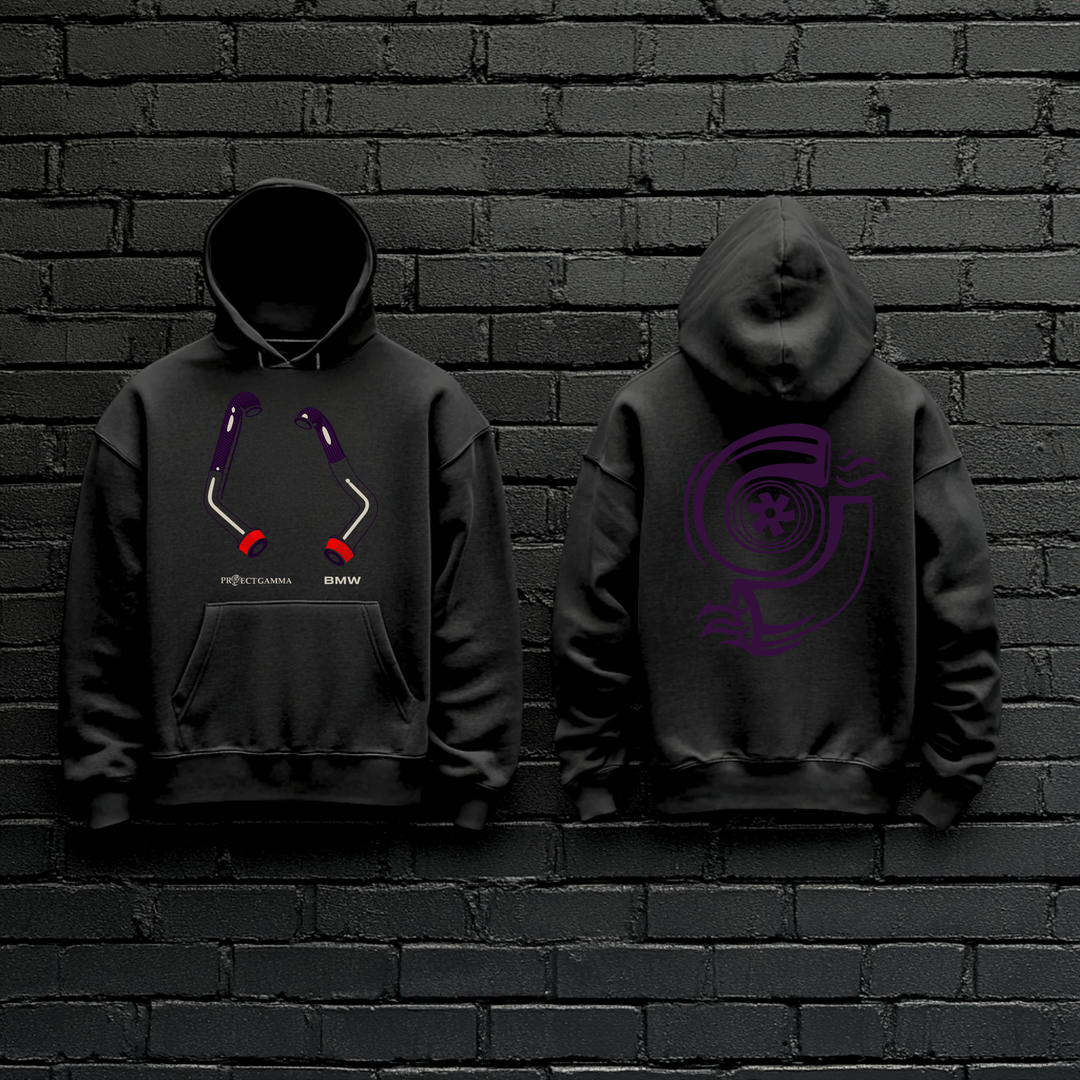 BMW / X6M Carbon Fiber Intakes - Unisex Double Sided Hoodie