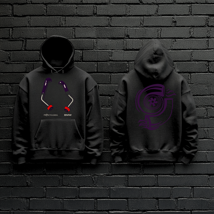 BMW / X6M Carbon Fiber Intakes - Unisex Double Sided Hoodie