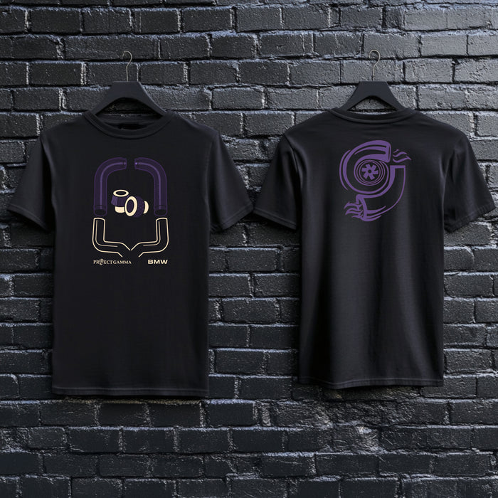 BMW / M5 Carbon Fiber Intakes and Filters - Unisex Double Sided T-Shirt