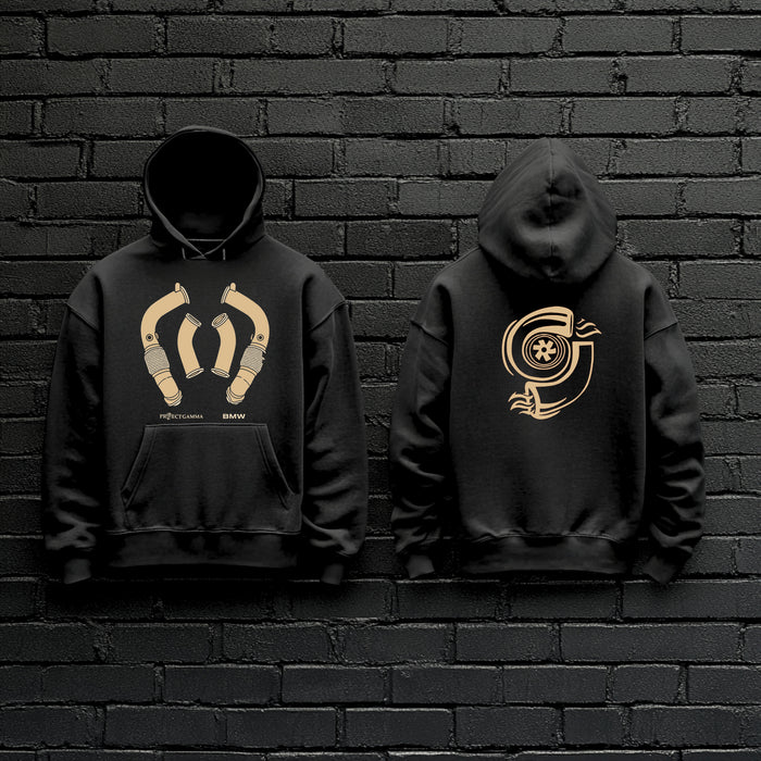 BMW / X6M Downpipes - Unisex Double Sided Hoodie