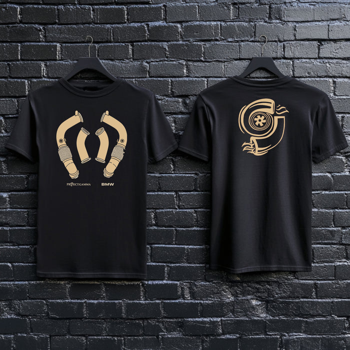 BMW / X6M Downpipes - Unisex Double Sided T-Shirt