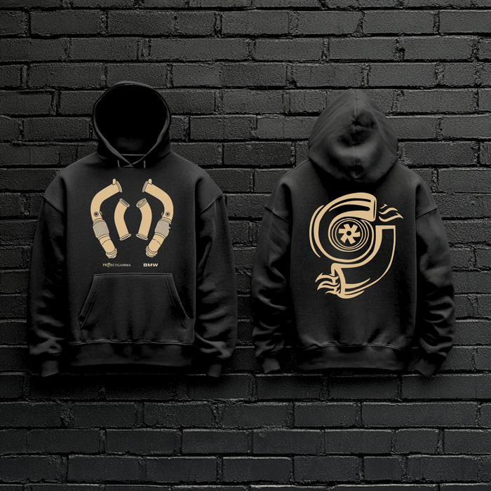 BMW / X6M Downpipes - Unisex Double Sided Hoodie