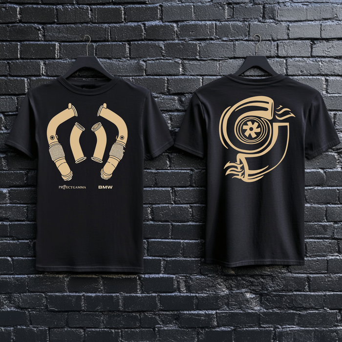 BMW / X6M Downpipes - Unisex Double Sided T-Shirt