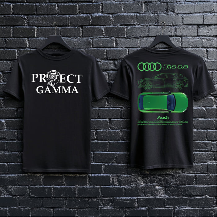 AUDI / RSQ8 Garage Wall Art - Unisex Double Sided T-Shirt