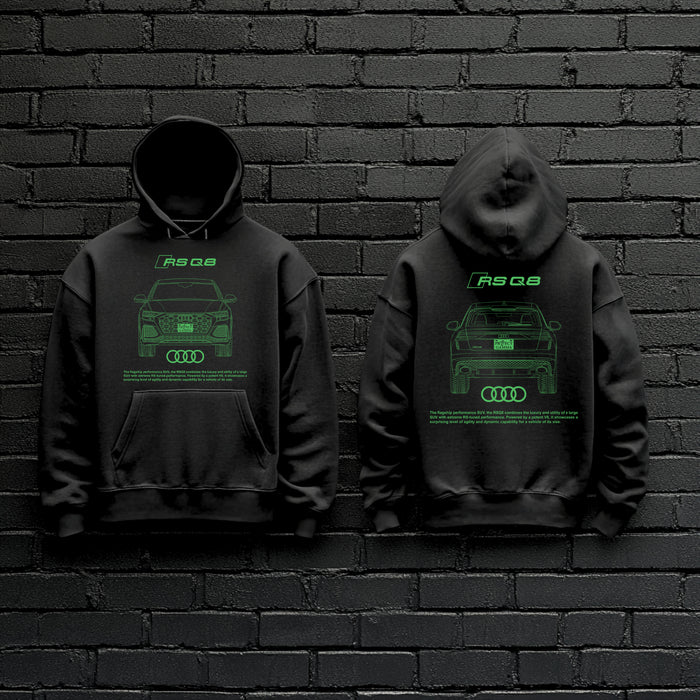 AUDI / RSQ8 Dual-View Technical Series - Unisex Double Sided Hoodie