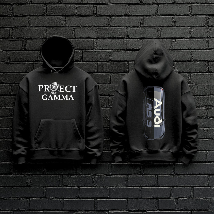 AUDI / RS3 Split-Identity Vector - Unisex Double Sided Hoodie