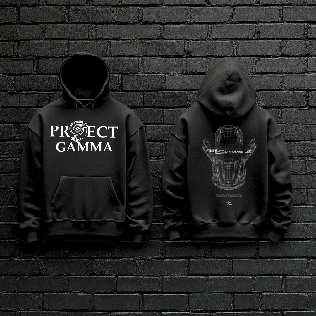 PORSCHE / 911 Carrera S Blueprint - Unisex Double Sided Hoodie