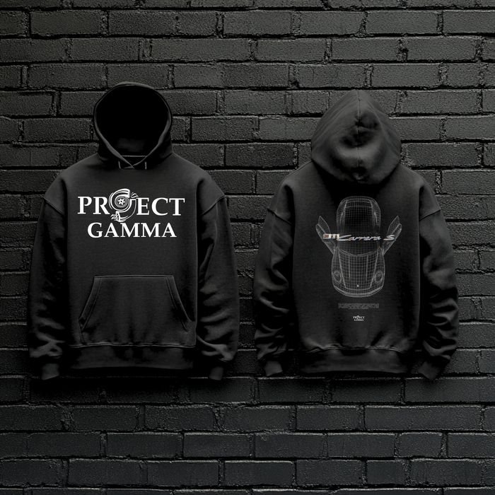 PORSCHE / 911 Carrera S Blueprint - Unisex Double Sided Hoodie