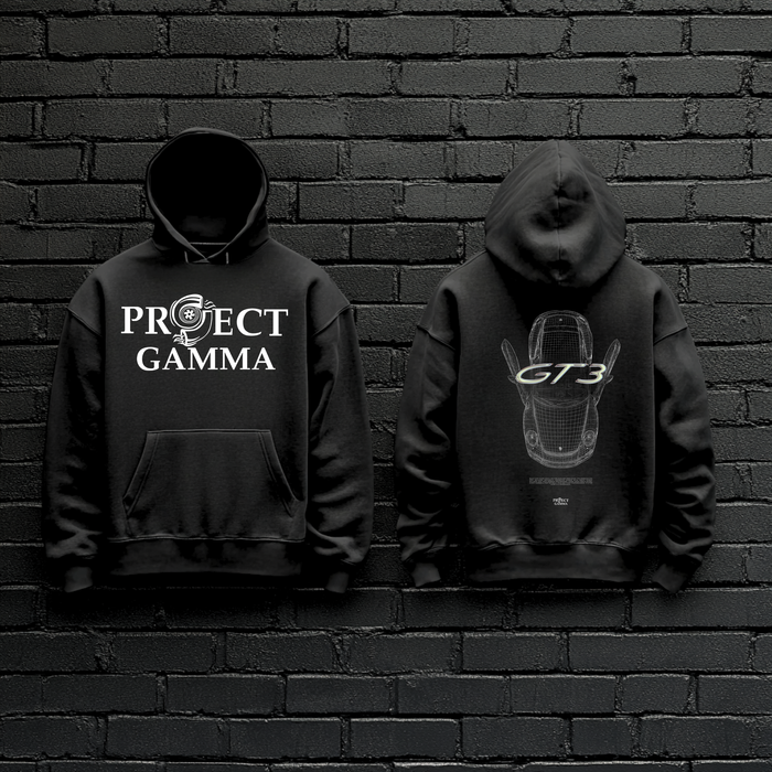 PORSCHE / GT3 Blueprint - Unisex Double Sided Hoodie