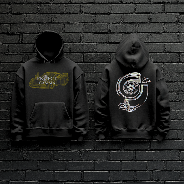 PORSCHE / 911 Wireframe - Unisex Double Sided Hoodie