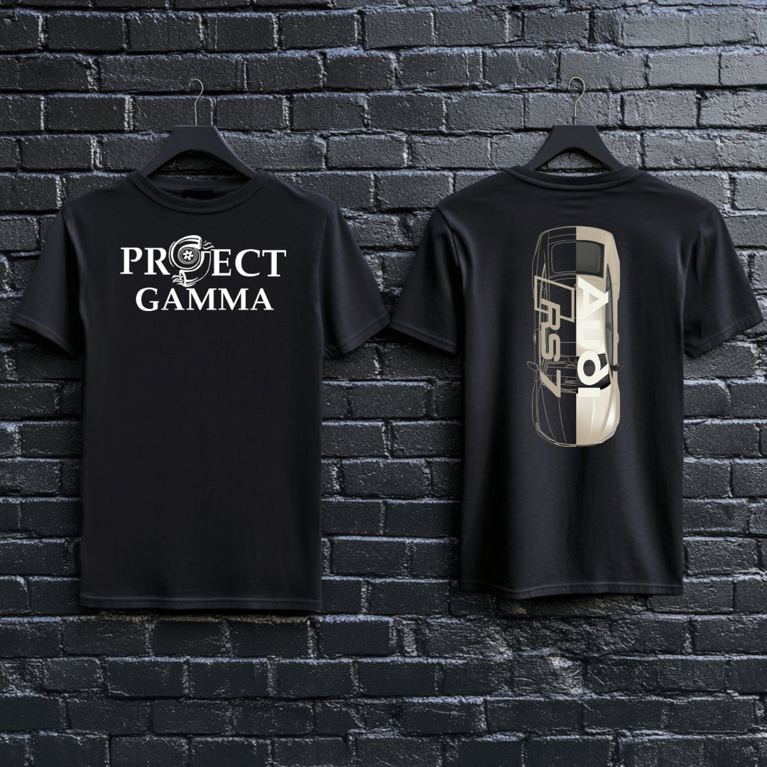 AUDI / RS7 Split-Identity Vector - Unisex Double Sided T-Shirt