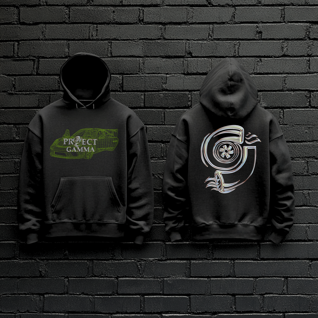 PORSCHE / GT3RS Wireframe - Unisex Double Sided Hoodie