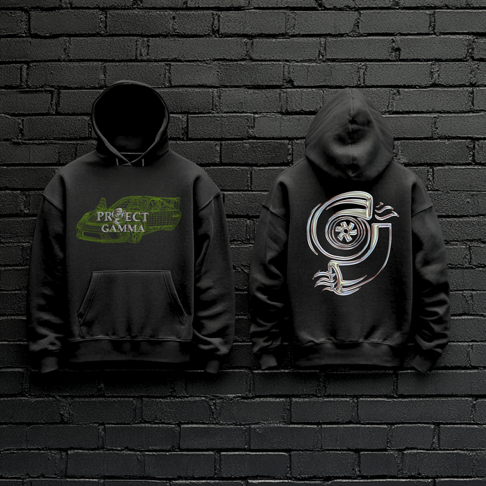 PORSCHE / GT3RS Wireframe - Unisex Double Sided Hoodie