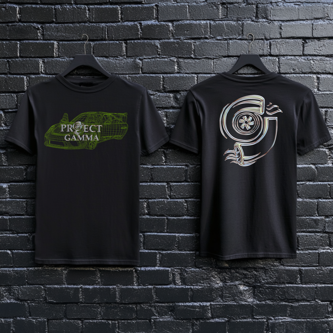 PORSCHE / GT3RS Wireframe - Unisex Double Sided T-Shirt