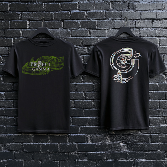 PORSCHE / GT3RS Wireframe - Unisex Double Sided T-Shirt