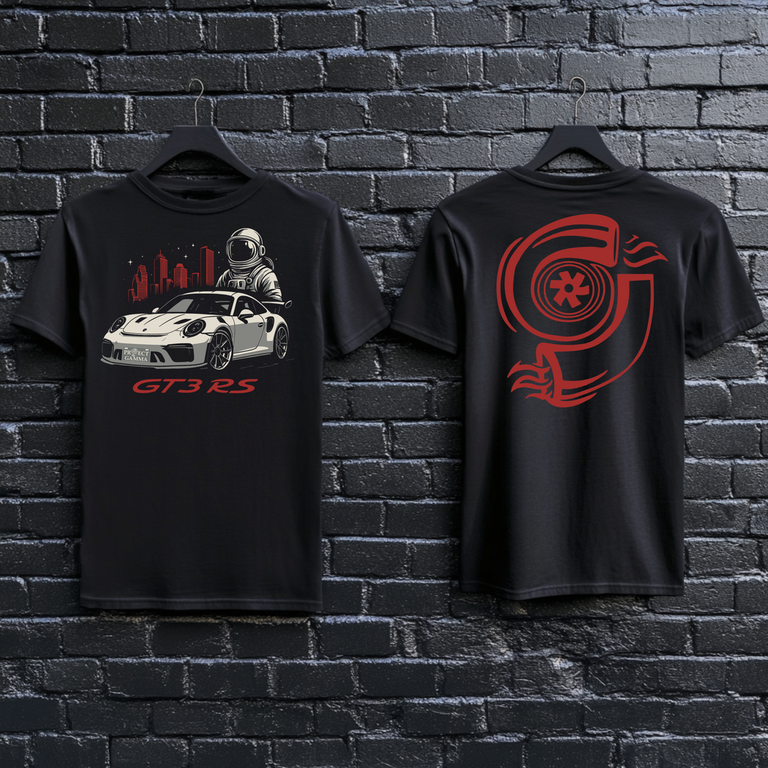PORSCHE / GT3RS Astronaut - Unisex Double Sided T-Shirt