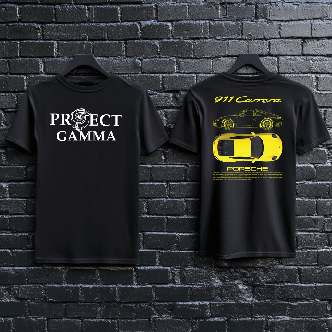 PORSCHE / 911 Carrera Garage Wall Art - Unisex Double Sided T-Shirt
