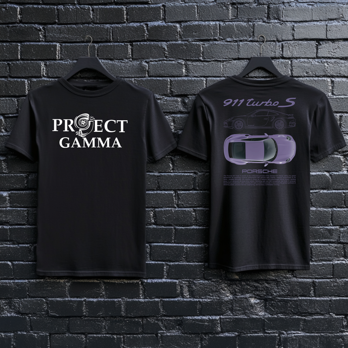 PORSCHE / 911 Turbo S Garage Wall Art - Unisex Double Sided T-Shirt