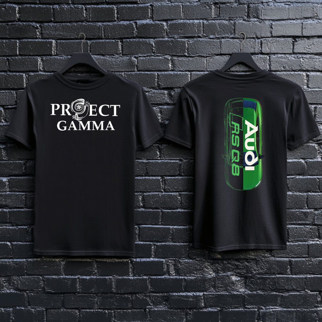 AUDI / RSQ8 Split-Identity Vector - Unisex Double Sided T-Shirt