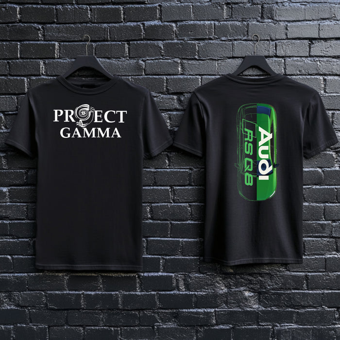 AUDI / RSQ8 Split-Identity Vector - Unisex Double Sided T-Shirt