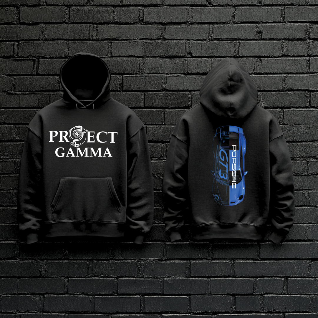 PORSCHE / GT3 Split-Identity Vector - Unisex Double Sided Hoodie