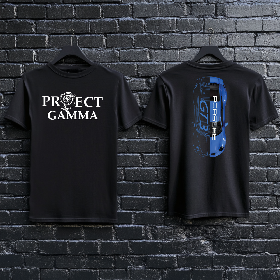 PORSCHE / GT3 Split-Identity Vector - Unisex Double Sided T-Shirt