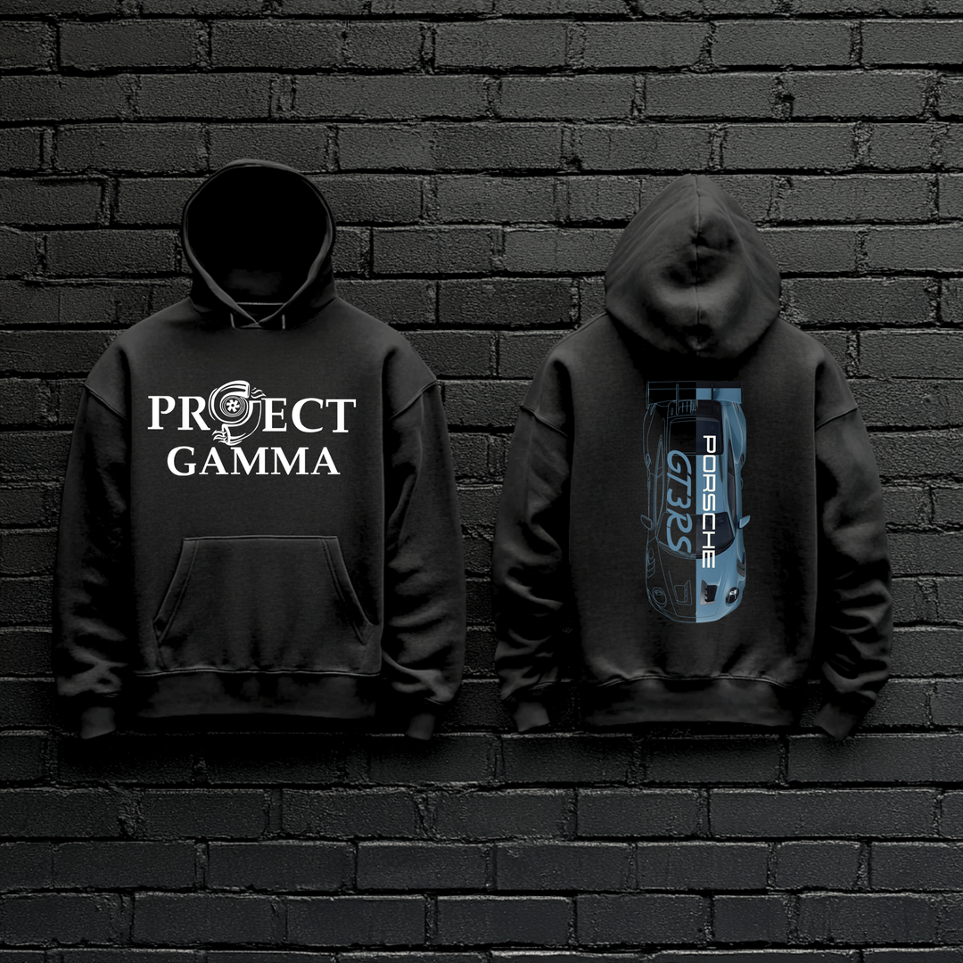 PORSCHE / GT3RS Split-Identity Vector - Unisex Double Sided Hoodie